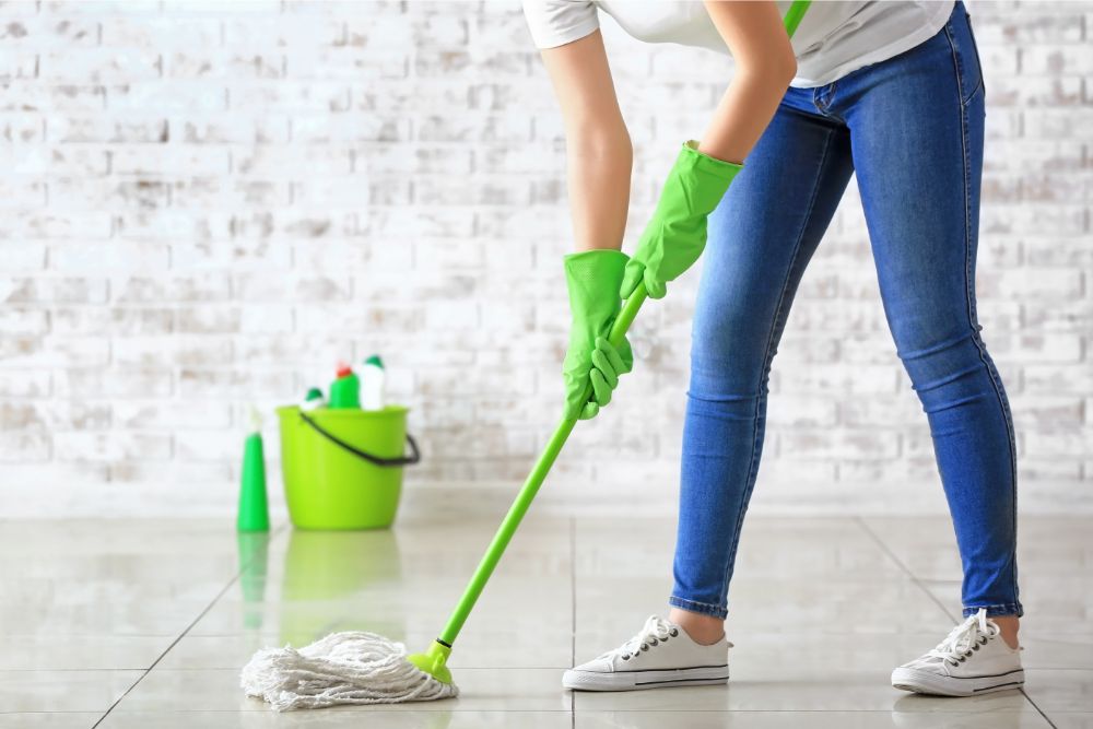 Tile floor cleaning | Dary Carpet & Floors